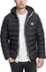 Urban Classics Herren Basic Bubble Jacket Jacke mit Kapuze, Schwarz (blkwhtblk), Größe M