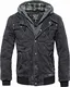 Brandit Dayton Jacke Charcoal-grau, incl. herausnehmbarem Sweateinsatz, Größe XL