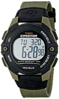 Timex Herren Expedition Digital CAT Armbanduhr Grün/Schwarz (T49993)