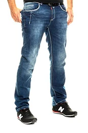 Herren Jeans Hose Designer Denim für Männer Jungen Jungs A18323-29RN, Weite/Länge:32/32