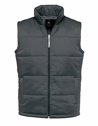 B&C Herren Steppweste, Herren, grau, M