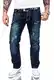 Rock Creek Herren Designer Jeans Verwaschen Used Vintage Look RC-2063 W32 L34