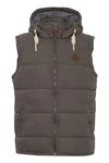 !Solid Dry Herren Steppweste Outdoor Weste Mit Kapuze Und Stehkragen Dark Grey (2890)