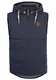 !Solid Dry Herren Weste Steppweste Outdoor Weste Mit Kapuze Und Stehkragen, Größe:M, Farbe:Insignia Blue (1991)