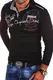 MT Styles Langarm Poloshirt Ambition T-Shirt R-0682 [Schwarz, L]