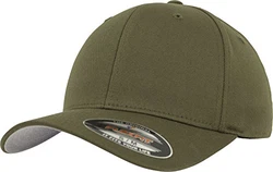 Flexfit Unisex Wooly Combed Baseballkappe olive