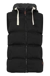 Blend Herren Steppweste mit Kapuze schwarz (701942)