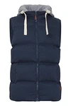Blend Herren Steppweste mit Kapuze Navy