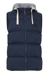 Blend Herren Steppweste mit Kapuze Navy