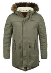 Indicode Herren Winter Jacke Parka Mantel Pulsoor Armee (600)
