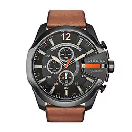 Herren Analog Quarz Uhr mit Leather Armband DZ4343