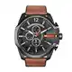 Diesel Herren Analog Quarz Uhr mit Leather Armband DZ4343