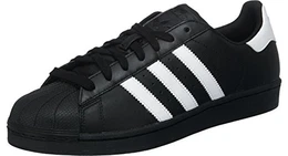adidas Originals Superstar Foundation Herren Sneakers, B27140, Schwarz (Core Black/Ftwr White/Core Black), EU 40