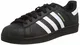 adidas Originals Superstar Foundation Herren Sneakers, B27140, Schwarz (Core Black/Ftwr White/Core Black), EU 42