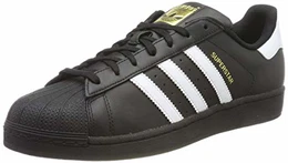 Originals Superstar Foundation Herren Sneakers, B27140, Schwarz (Core Black/Ftwr White/Core Black), 43 1/3 EU (9 Herren UK)