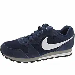Herren Md Runner 2 Gymnastikschuhe, Blau (Midnight Navy/White-Wolf Grey), 43 EU