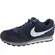 Nike Herren Md Runner 2 Gymnastikschuhe, Blau (Midnight Navy/White-Wolf Grey), 43 EU