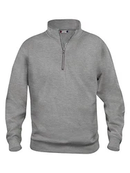 noTrash2003 Sweatshirt Half Zip by Clique Hellgrau/Grau/Dunkelgrau