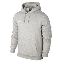Herren Kapuzenpullover Team Club, Grau (Grey Heather/White), S
