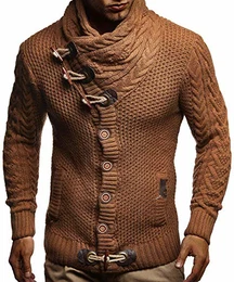 Herren Strickjacke Schalkragen Slim Fit Winter-Freizeit-Jacke Sommer Moderne Männer Pulli Grobstrick Sweatjacke Langarm Herren schwarzer Hoodie-Pullover, Camel, M
