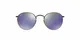Ray-Ban Unisex Round Metal Sonnenbrille, Mehrfarbig (Gestell: bronze/kupfer, Gläser: blau verspiegelt 167/68), Medium (Herstellergröße: 50)