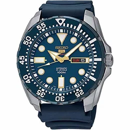 5 Herren-Uhr Edelstahl mit Urethanband SRP605K2