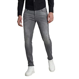 Herren Skinny Jeans Revend, Light Aged Destroy 6132-1243, 32W / 32L