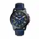 Fossil Herren Chronograph Quarz Uhr mit Leder Armband FS5061