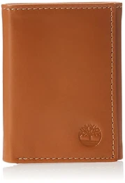 Herren Ledergeldbörse mit Ausweisfenster Reisezubehr-Dreifachgefaltete Brieftasche, Tan (Wolken), Einheitsgröße
