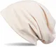 styleBREAKER Klassische Slouch Beanie Mütze, leicht und weich, Longbeanie, Unisex 04024018, Farbe:Creme-Beige