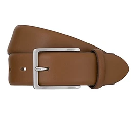 Gürtel Herrenledergürtel Herrengürtel Ledergürtel Cognac 2463, Farbe:Braun, Länge:85
