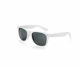 Komonee Weiß Drifter Stil Sonnenbrille UV400 Schutz Unisex