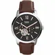 Fossil Herren Automatik Uhr mit Leder Armband ME3061
