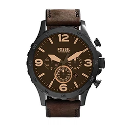 Herren Analog Quarz Uhr mit Leder Armband JR1487