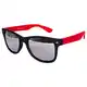 Ciffre Sonnenbrille Nerdbrille Nerd Retro Look Brille Pilotenbrille Vintage Look - ca. 80 verschiedene Modelle Rot Schwarz Spiegelglas