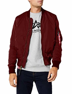 Alpha Industries MA-1 TT Fliegerjacke Rot/Burgundy Alpha Industries MA-1 TT Fliegerjacke Rot/Burgundy