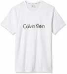 Calvin Klein Herren Schlafanzugoberteil Comfort Cotton S/S Crew Neck Weiß