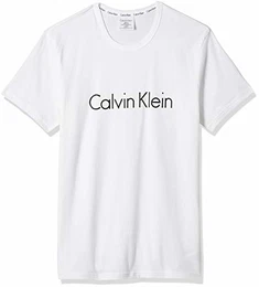 Herren Schlafanzugoberteil Comfort Cotton - S/S Crew Neck Gr. Medium (Herstellergröße: M) Weiß (WHITE 100)