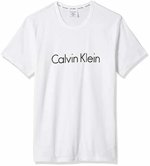 Calvin Klein Herren Schlafanzugoberteil Comfort Cotton S/S Crew Neck