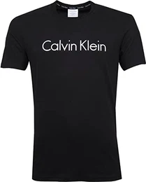 Herren Schlafanzugoberteil Comfort Cotton - S/S Crew Neck Gr. Medium (Herstellergröße: M) Schwarz (Black 001)