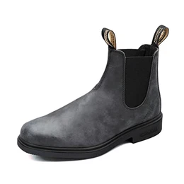 Damen Dress Series Chelsea Boot, Grau Rustic Black Rustic Black, 43 EU, 9 UK