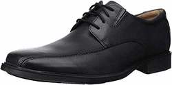 Clarks Tilden Walk Herren Schnürschuh schwarzes Leder