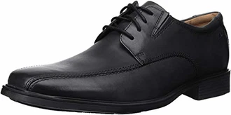 Clarks Tilden Walk Herren Schnürschuh schwarzes Leder
