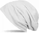 styleBREAKER Klassische Slouch Beanie Mütze, leicht und weich, Longbeanie, Unisex 04024018, Farbe:Hellgrau