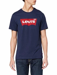 LEVI'S T-Shirt Graphic Set-In Neck navy/rot/weiß