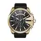Diesel Herren Chronograph Quarz Uhr mit Edelstahl Armband DZ4344