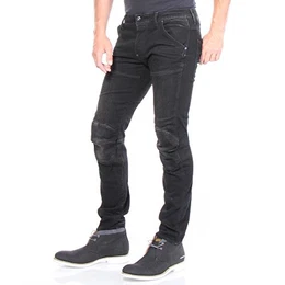 Herren Hunter 5620 Elwood 3D Slim Jeans, Schwarz, W32/L38 (Herstellergröße: W33/L38)