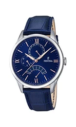 Herren Analog Quarz Uhr mit Leder Armband F16823/3