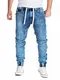 Yazubi Herren Jeans Ash - Bund und Saum mit Gummizug, Denim Light Blue (20035), W29/L32