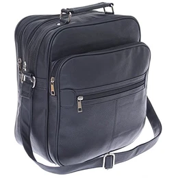 XL Arbeitstasche,Herren Umhängetasche, Schultertasche, Reise-Tasche, Männer Leder Optik